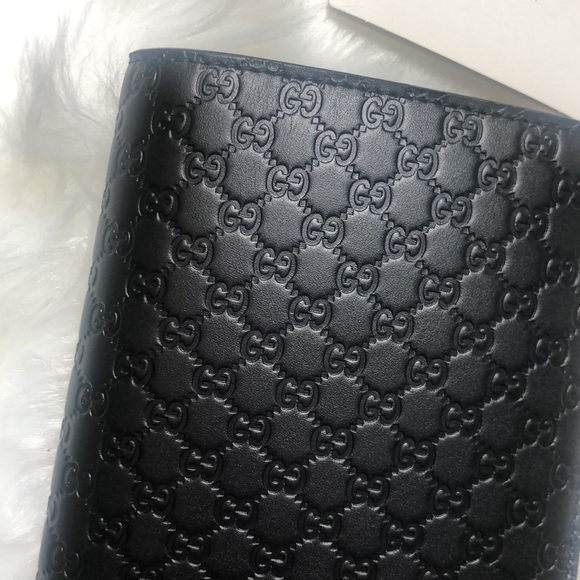 🆕 Gucci Passport Holder Black Leather ✈️🏝🏙 - Picture 13 of 13